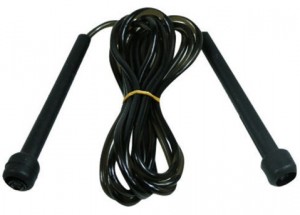 Speed rope Springtouw Nylon kabel met harde handvatten